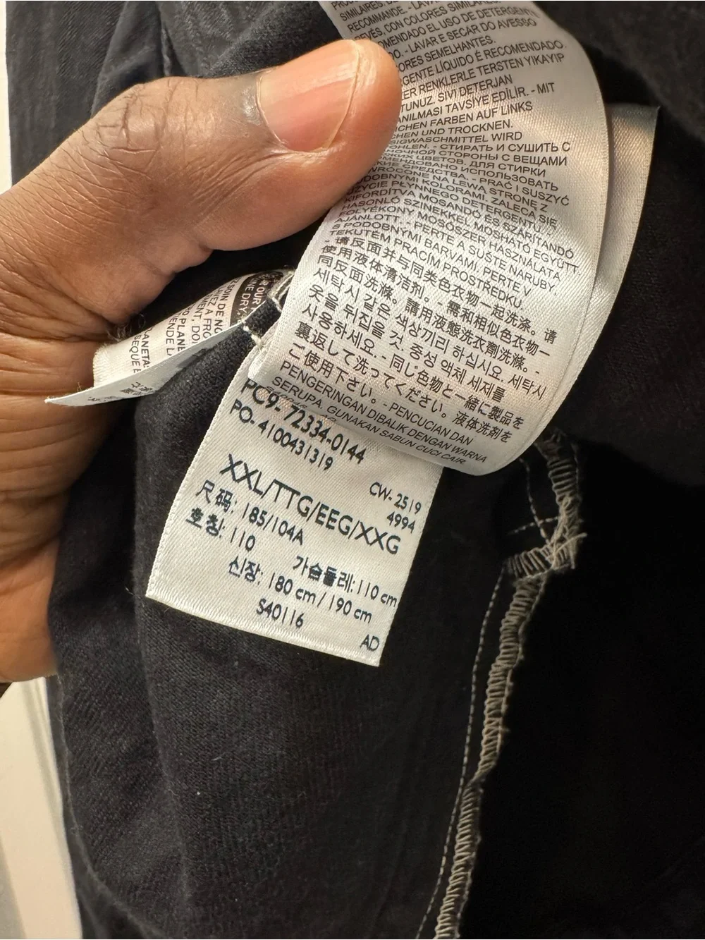 Levi’s Trucker Denim Black Jacket - Picture 8 of 11